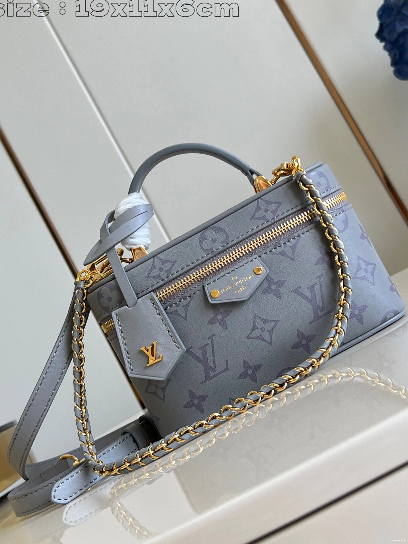 x 6.5 Pouch-19 Vanity x LOUIS VUITTON CM 11.5 Chain 0412